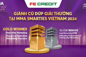 FE CREDIT gặt hái thành công với cú đúp giải thưởng tại MMA Smarties 2024