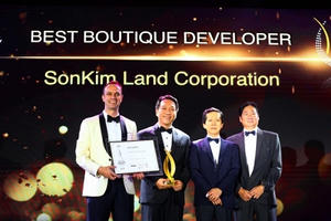 SonKim Land được trao giải thưởng bất động sản Việt Nam 2018