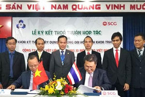 SCG Việt Nam hợp tác cùng Đại học Bách Khoa TP.Hồ Chí Minh phát triển công nghệ nâng tầm chất lượng cuộc sống