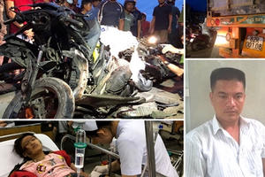 Khởi tố bị can tài xế xe container tông hàng loạt xe máy, làm 4 người chết