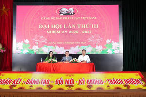 Đảng bộ Báo Pháp luật Việt Nam họp phiên trù bị Đại hội lần thứ III, nhiệm kỳ 2025 - 2030