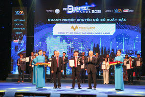 Meey Land nhận giải thưởng Doanh nghiệp Chuyển đổi số xuất sắc tại Vietnam Digital Awards 2021