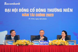 ĐHĐCĐ 2024 Sacombank (STB): Mục tiêu lợi nhuận trước thuế 10.600 tỷ đồng; chủ tịch Dương Công Minh khẳng định tin đồn sai sự thật không liên quan tới bà Trương Mỹ Lan