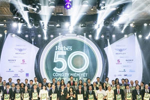 Lễ vinh danh 50 công ty niêm yết tốt nhất 2019 do Forbes Việt Nam bình chọn