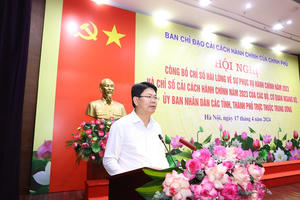 ​Công tác cải cách hành chính năm 2023 kịp thời phát hiện, tháo gỡ các rào cản về thể chế