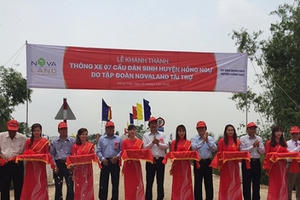 Khánh thành 7 cầu dân sinh mới tại huyện Hồng Ngự - Đồng Tháp