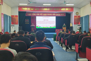 Công an xã An Khánh ra quân cao điểm bảo đảm an ninh trật tự dịp Tết Bính Ngọ 2026