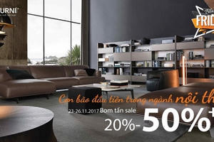 Black Friday đón "cơn bão giảm giá" tại siêu thị nội thất online lớn nhất Việt Nam Home'Furni