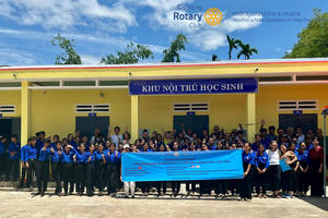 Rotary Club of Da Nang hợp tác cùng các Câu Lạc Bộ Rotary  thực hiện dự án về WASH nhằm nâng cấp và xây mới khu nội trú của trường THPT Hiệp Đức