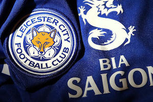 Logo Bia Sài Gòn xuất hiện trên áo đấu mới của Leicester City