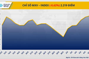Lực bán mạnh quay lại, MXV-Index chấm dứt chuỗi tăng điểm