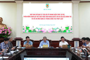 Tăng tốc chuyển đổi số trong hoạt động của Bộ Tư pháp, đáp ứng yêu cầu thực tiễn
