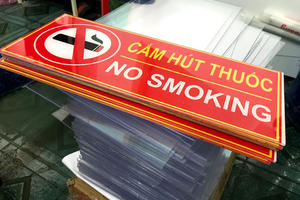 Hướng dẫn thực hiện quy định địa điểm cấm hút thuốc lá