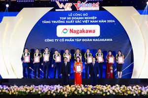 Nagakawa ghi danh Top 50 doanh nghiệp tăng trưởng xuất sắc nhất Việt Nam