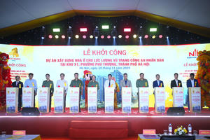 Khởi công Dự án nhà ở cho lực lượng vũ trang Công an nhân dân tại Hà Nội