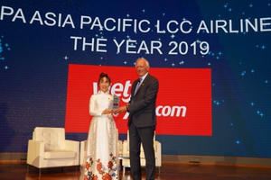 Vietjet là Hãng hàng không chi phí thấp dẫn đầu tại Châu Á-Thái Bình Dương