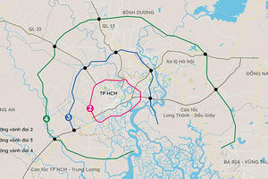 Sở GTVT trình 3 phương án xây dựng đường Vành đai 4 TP HCM