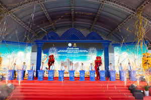 Bộ trưởng Nguyễn Hải Ninh dự lễ khởi công dự án khu đô thị hơn 17.000 tỷ đồng tại Khánh Hòa