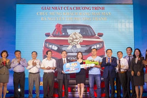 Trao thưởng khách hàng trúng giải Sanest Khánh Hòa - niềm tự hào thương hiệu Việt Nam tại Đăk Lăk