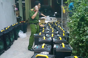 Phát hiện nhà kho từng cất giấu gần một tấn ma tuý đá ở Nghệ An