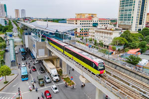 Đề xuất huy động vốn ODA xây tuyến metro dài gần 9km, đoạn ga Hà Nội - Hoàng Mai
