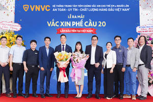 VNVC triển khai tiêm vaccine mới phế cầu 20 công nghệ hiện đại tại Việt Nam