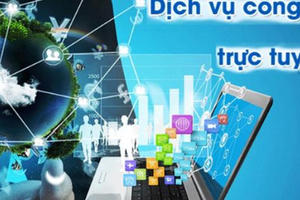 Dịch vụ công trực tuyến: "1 mục tiêu", "2 trụ cột", "3 đột phá", "4 không", "5 đẩy mạnh, tăng cường"