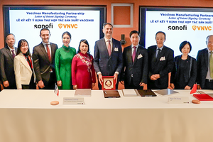 VNVC và Sanofi ký kết tiến tới hợp tác sản xuất vắc xin ngay tại Việt Nam