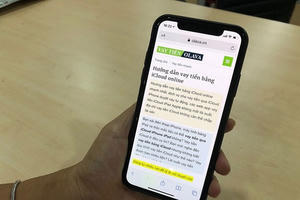 Lại nở rộ cho vay tiền qua mạng bằng iCloud