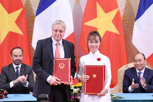 Vietjet mua 50 máy bay trong chuyến thăm của Thủ tướng Pháp