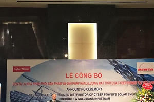 BENTA chính thức là nhà phân phối sản phẩm và giải pháp Năng lượng mặt trời của CyberPower tại Việt Nam