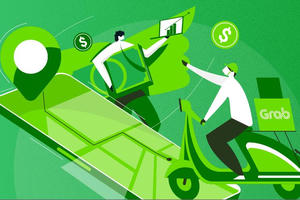 Giá xăng "leo thang" làm tăng thêm gánh nặng cho Grab và các tài xế công nghệ