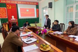 Kiểm tra công tác bảo đảm An toàn thực phẩm năm 2021 tại Chi cục An toàn vệ sinh thực phẩm tỉnh Hà Giang