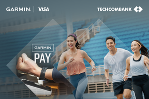 Techcombank mang trải nghiệm thanh toán một chạm garmin pay đến với người dùng