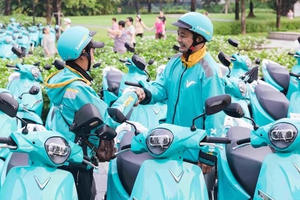 'Phủ xanh' thị trường xe ôm