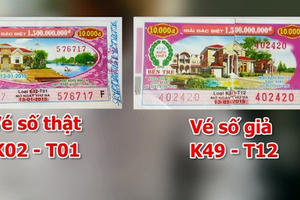 Người đàn ông mang vé số trúng giải đặc biệt giả từ Bình Dương lên Sài Gòn lãnh thưởng