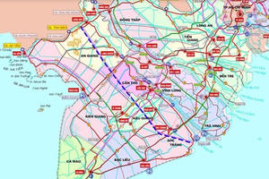 Khó khăn xây dựng cao tốc ở Đồng bằng sông Cửu Long