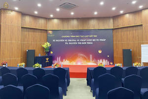 Chương trình đào tạo luật đất đai từ nguyên Vụ trưởng Vụ Pháp Luật, Bộ Tư Pháp - TS. Nguyễn Thị Kim Hoa