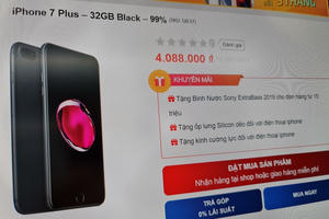 iPhone 7 Plus cũ giá 4 triệu tại Việt Nam