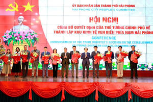 Hai dự án KCN Tràng Duệ 3 và KĐT Tràng Cát tại Hải Phòng được cấp Giấy chứng nhận đăng ký đầu tư
