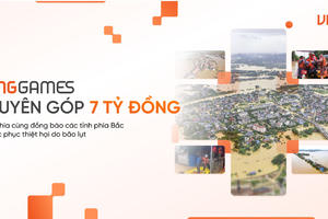 VNG Games ủng hộ 7 tỷ đồng hỗ trợ người dân các tỉnh phía Bắc khắc phục thiệt hại do bão lụt