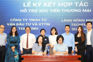 Công ty TNHH Tư vấn đầu tư Thu Minh ký kết hợp tác hỗ trợ xúc tiến thương mại cho sản phẩm nông sản Việt Nam