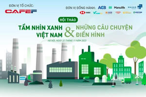 Hội thảo “Tầm nhìn xanh Việt Nam và Những câu chuyện điển hình”: Chuyển đổi xanh là xu hướng chi phối toàn cầu