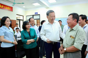 Tổng Bí thư Tô Lâm kiểm tra hoạt động chính quyền địa phương 2 cấp tại Hà Nội