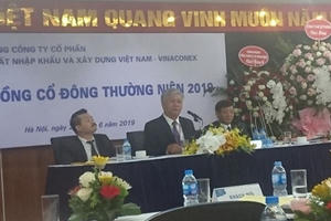 Vinaconex: Quy chế hoạt động của HĐQT gây chia rẽ làm nóng phiên họp Đại hội đồng cổ đông