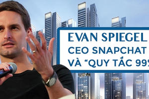 Nhờ "quy tắc 99%", CEO Snapchat Evan Spiegel đã trở thành tỷ phú tự thân trẻ nhất thế giới