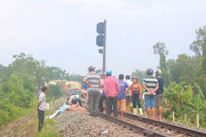 Quảng Nam: Rùng mình phát hiện một thi thể cạnh đường ray