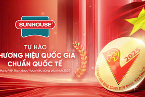 SUNHOUSE ghi dấu ấn với sản phẩm Máy lọc nước và Nồi chiên không dầu đạt danh hiệu “Hàng Việt Nam được Người tiêu dùng yêu thích 2025”