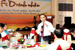 Mỗi tháng, doanh nhân Quảng Ngãi "tiếp" cà phê định kỳ với lãnh đạo tỉnh một lần