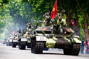 Cận cảnh dàn khí tài trong buổi tổng duyệt diễu phố Hà Nội